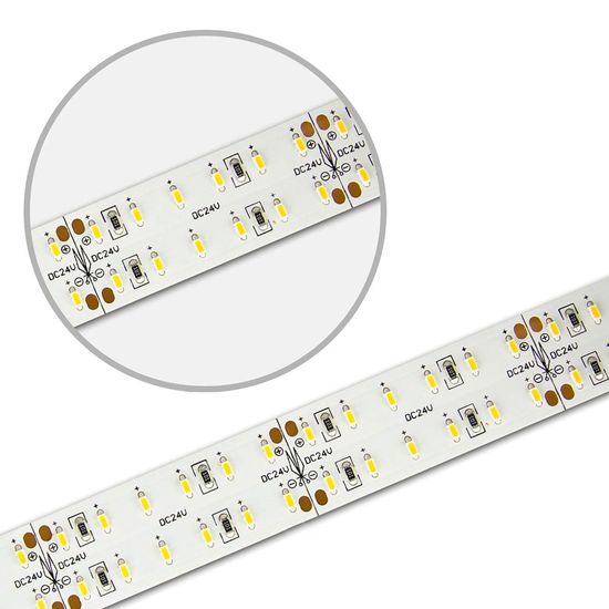 ISOLED LED CRI930 Flexband Streifen, 24V, 30W, zweireihig, IP20, warmweiß, 240 LED/m