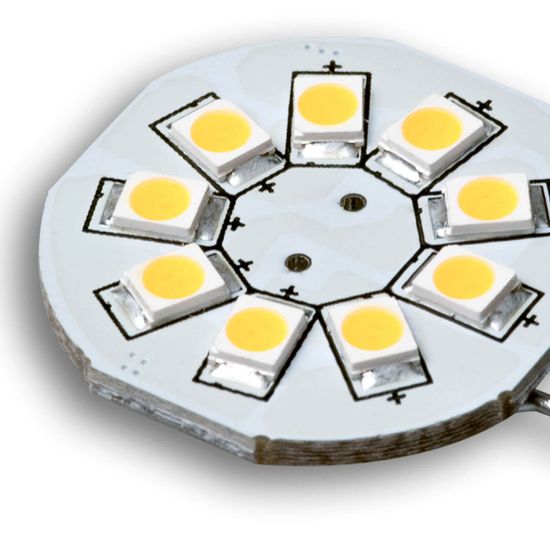 ISOLED G4 LED 9SMD, 1,5W, neutralweiß, Pin seitlich