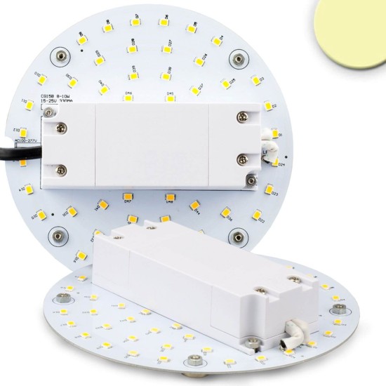 ISOLED LED Umrüstplatine 130mm, 9W, mit Magnet, warmweiß