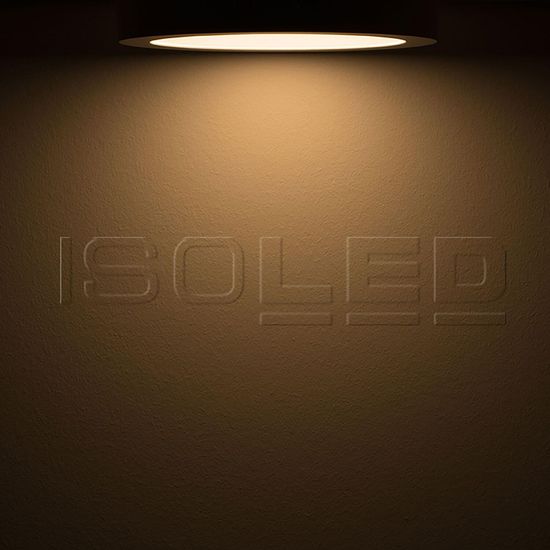 ISOLED LED Deckenleuchte weiß, 18W, rund, 220mm, warmweiß