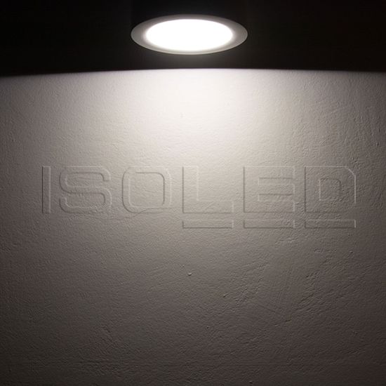 ISOLED LED Aufbauleuchte LUNA 8W, weiß, indirektes Licht, neutralweiß