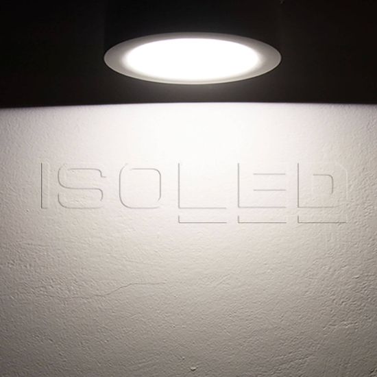 ISOLED LED Aufbauleuchte LUNA 15W, weiß, indirektes Licht, neutralweiß