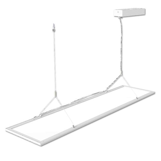 ISOLED LED Office Hängeleuchte Up+Down, 20+20W, 30x120cm, weiß, UGR<19, 3000K, dimmbar