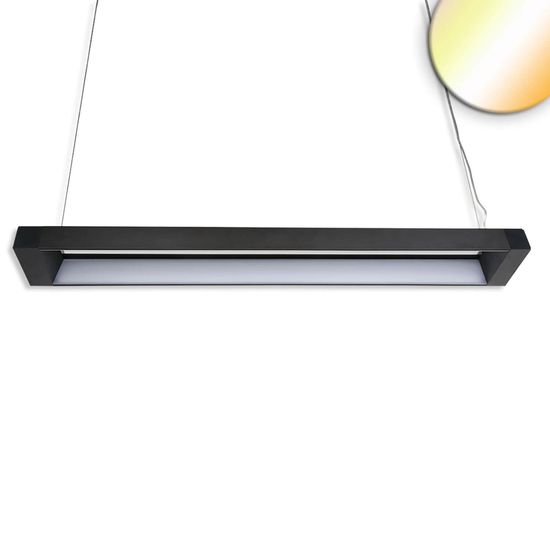 ISOLED LED Hängeleuchte Frame 40W, schwarz, ColorSwitch 3000/4000/5700K