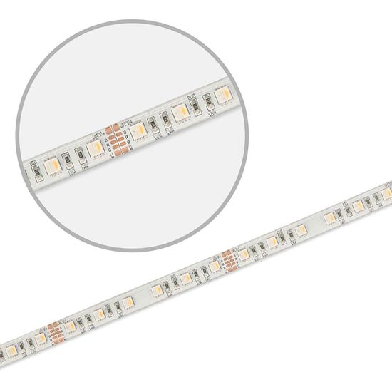 ISOLED LED AQUA RGB+WW Flexband Streifen, 24V, 19W, IP67, 4in1 chip, 60 LED/m