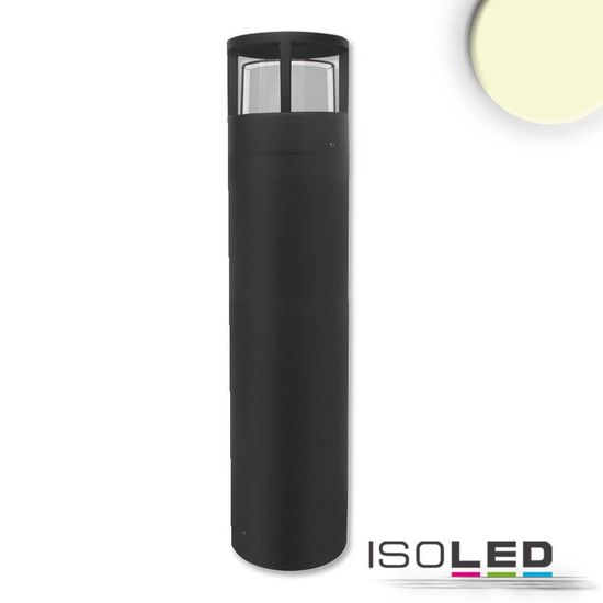 ISOLED LED Wegeleuchte Poller-5, 70cm, 6W, sandschwarz, warmweiß