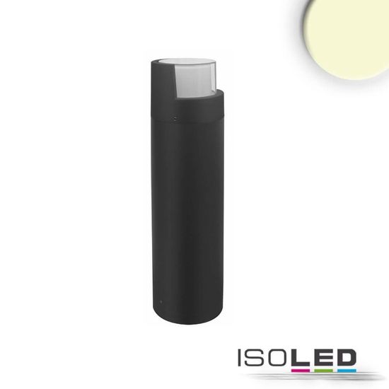 ISOLED LED Wegeleuchte Poller-6, 50cm, 6W, sandschwarz, warmweiß