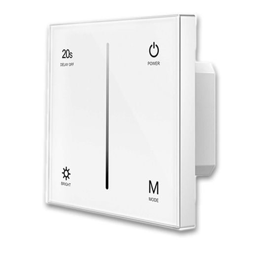 ISOLED Sys-Pro 1 Zone Touch/Funk-Dimmer 230V weiß, 360VA, Phasenan-/Abschnitt wählbar