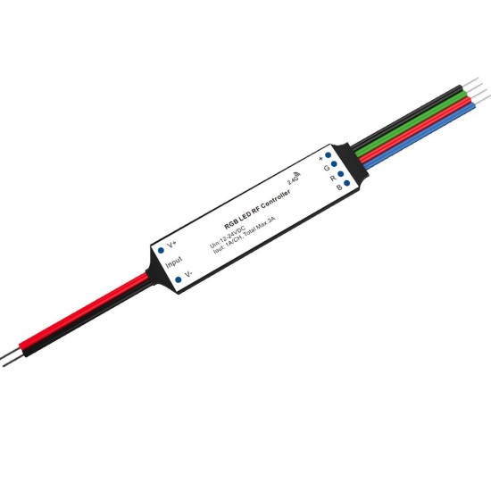 ISOLED Sys-Pro RGB Funk Mesh PWM-Dimmer Mini, 3 Kanal, 12-24V DC 3x1A