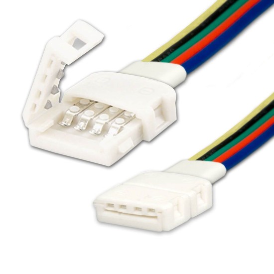 ISOLED Clip-Verbinder mit Kabel C1512 für 5-pol. IP20 Flexstripes 12mm, Pitch >12mm