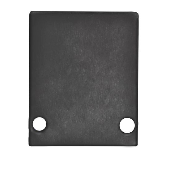 ISOLED Endkappe EC89B Aluminium schwarz RAL 9005 für Profil HIDE SINGLE inkl. Schrauben