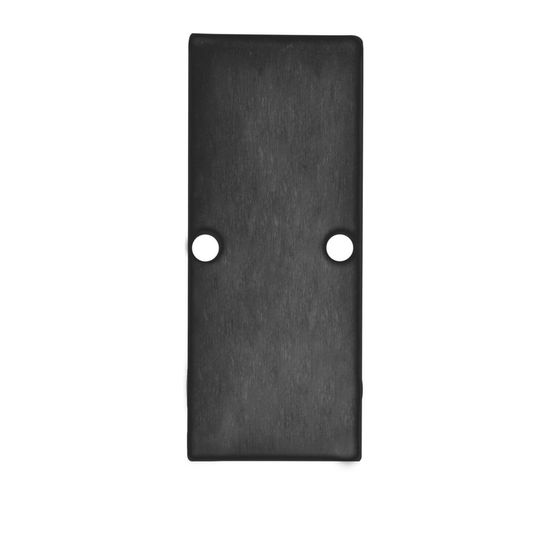 ISOLED Endkappe EC90 Aluminium schwarz RAL 9005 für Profil HIDE DOUBLE inkl. Schrauben