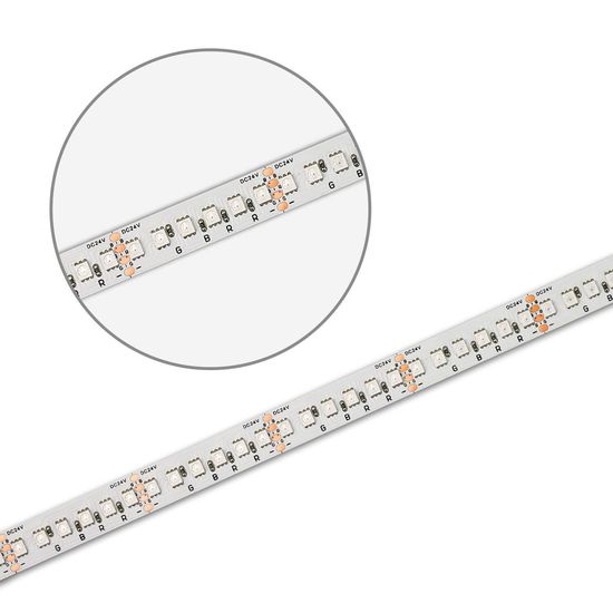 ISOLED LED RGB Linear10 Flexband Streifen, 24V, 12W, IP20, 180 LED/m