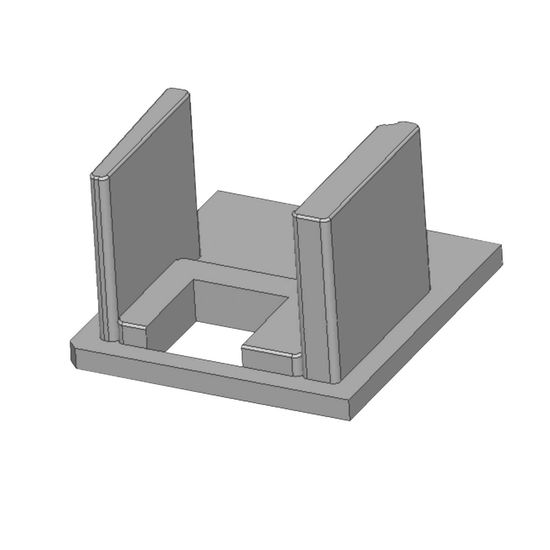 ISOLED Endkappe EC221 für LED Fliesenprofil UP10, mit Kabeldurchführung