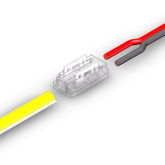 ISOLED Kontakt-Kabelanschluss (max. 4A) K2-25 für 2-pol. IP20 Flexstripes 5mm