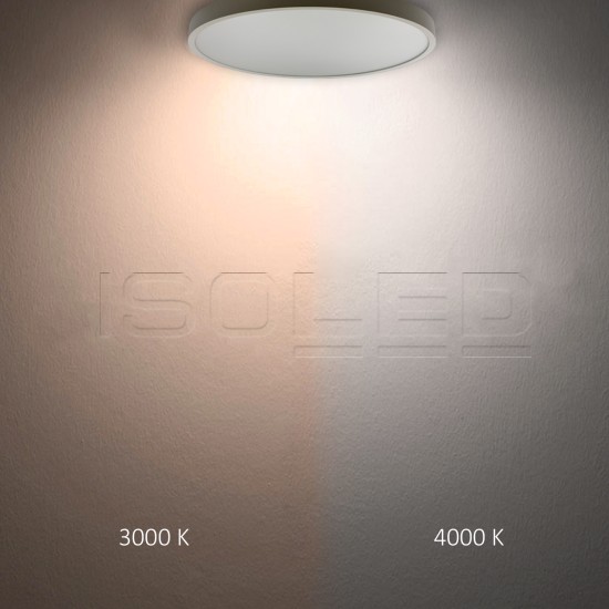 ISOLED LED Hängeleuchte DN400, weiß, UGR<19 2H, 20W-30W, ColorSwitch 2700-3000-4000K, dimmbar