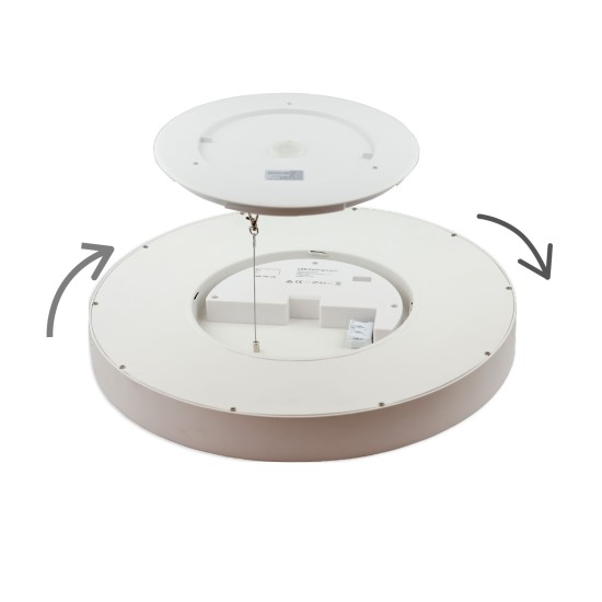 ISOLED LED Hängeleuchte DN600, weiß, UGR<19 2H, 40W-50W, ColorSwitch 2700-3000-4000K, dimmbar