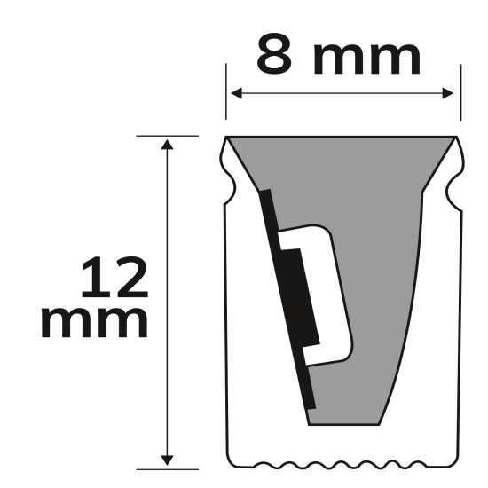 ISOLED LED NEON940 Flexband B08H12, 24V DC, 12W, IP67, 4000K, 5m Rolle, 140 LED/m, inkl. Montageclips