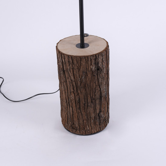 JUST LIGHT BARK Stehleuchte E27 max.40W Braun/Cremeweiß 11234-79