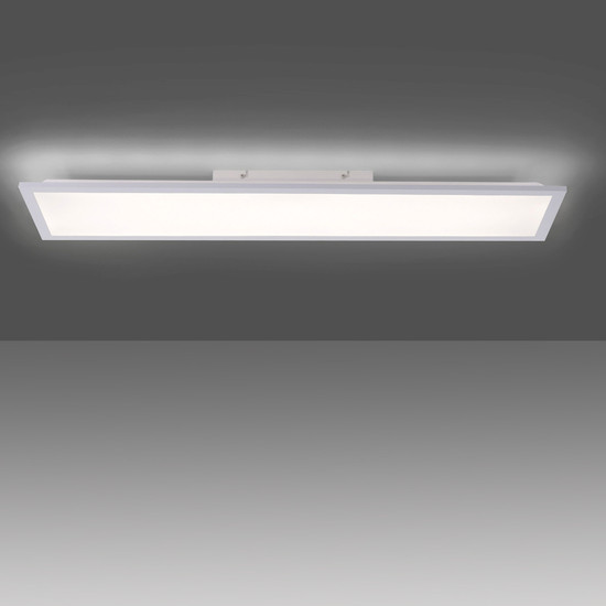 JUST LIGHT FLAT LED Deckenleuchte Warmweiss 19W Weiß 12204-16