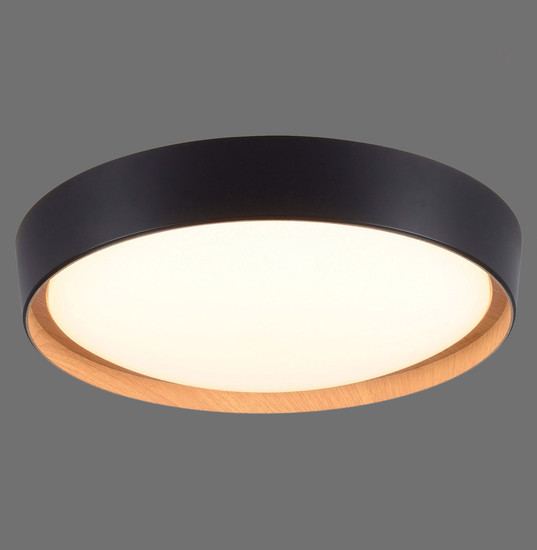 JUST LIGHT EMILIA LED Deckenleuchte Warmweiss 29W Schwarz/Weiß 14347-18