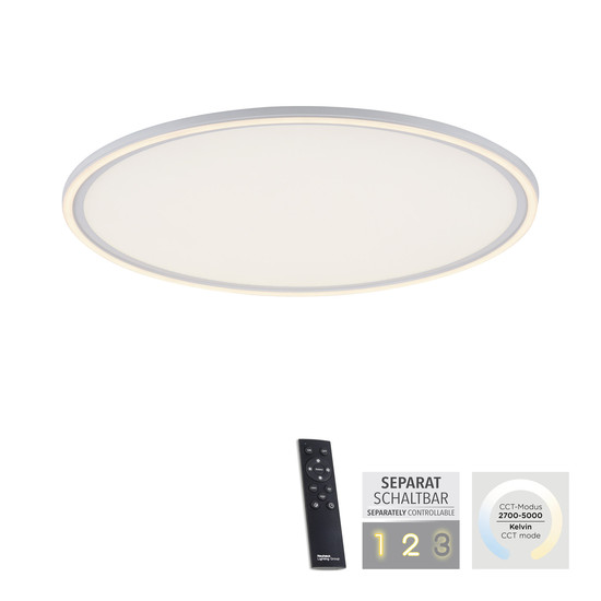 JUST LIGHT EDGING LED Deckenleuchte Steuerbare Lichtfarbe 40,5W Weiß 14871-16