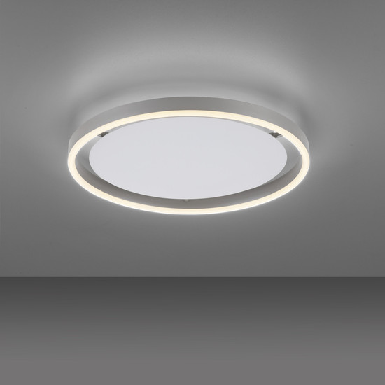 JUST LIGHT RITUS LED Deckenleuchte Warmweiss 20W Silber/Weiß 15391-95