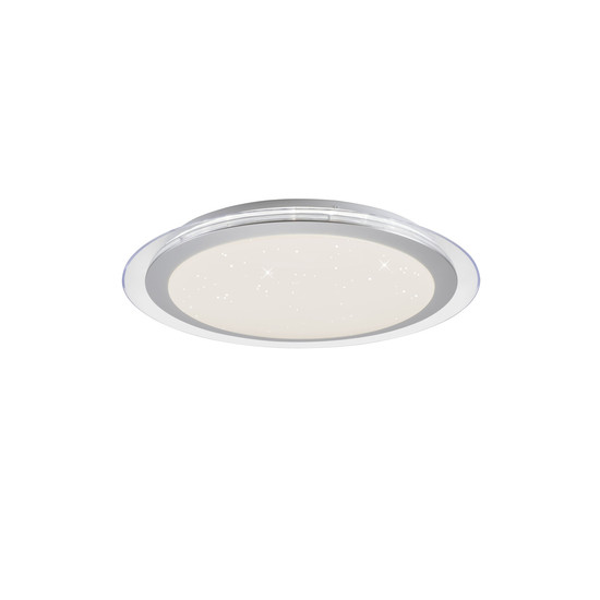 JUST LIGHT CYBA LED Deckenleuchte Steuerbare Lichtfarbe 19W Silber/Weiß 9-8cm 15411-21