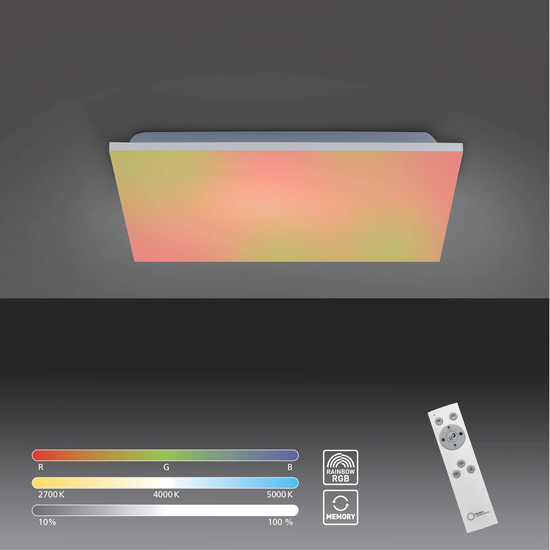 JUST LIGHT YUKON LED Deckenleuchte Steuerbare Lichtfarbe 24W Weiß 15620-16