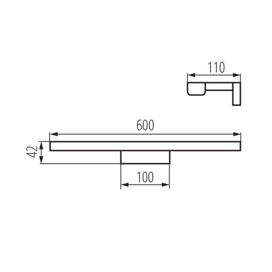 Kanlux LED-Wandleuchte ASTEN LED IP44 Weiß IP44 26687