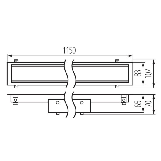 Kanlux ALD 33W-835-MPR-W-PT LED Einbauleuchte Weiß 28436