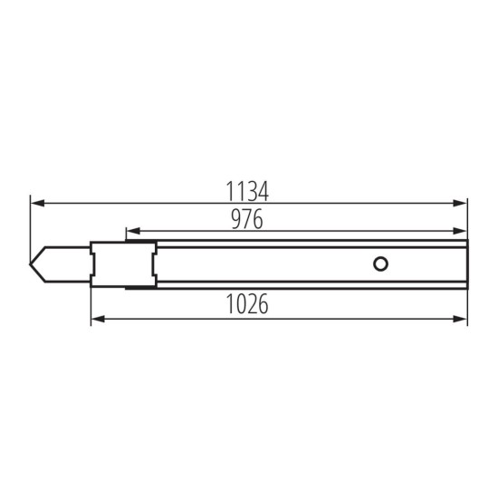 Kanlux ALIN LED Linearleuchten-System LM-LTX1-ML-NW-MPR-W Weiß 35041