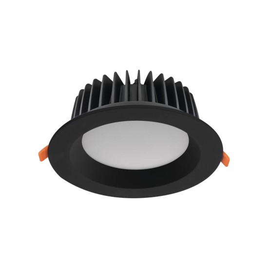 Kanlux Downlight, Einbauleuchte TIBERI PRO LED Schwarz IP44/20 35671