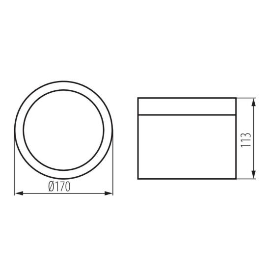 Kanlux Downlight, Einbauleuchte TIBERI PRO NT LED Weiß IP54 35676