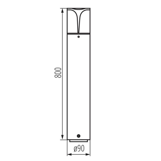 Kanlux Außenleuchte, Outdoorlampe PRESO E27 Graphit IP44 36540