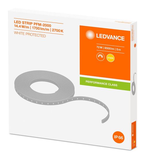 LEDVANCE LED STRIP Flexstreifen PERFORMANCE-2000 PROTECTED -2000/827/5/IP66 dimmbar 4058075236462