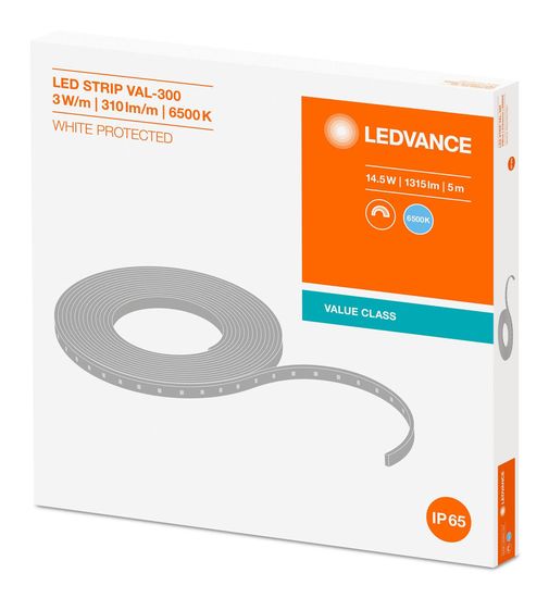 LEDVANCE LED STRIP Flexstreifen VALUE-300 PROTECTED -300/865/5/IP65 dimmbar 4058075296275