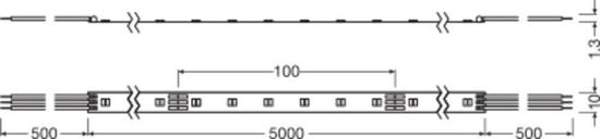 LEDVANCE LED STRIP Flexstreifen SUPERIOR-2000 TW -2000/TW/927-965/5 9140lm 2700-6500K Tunable White, warm-zu-Kalt-Farbwechsel dimmbar 4058075436084