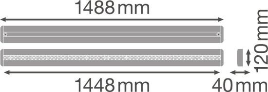 LEDVANCE LINEAR IndiviLED Direct 150cm 25W 4000K 90Ra 4058075522459