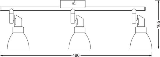 LEDVANCE LED SPOT G9 3x1.9W 2700K