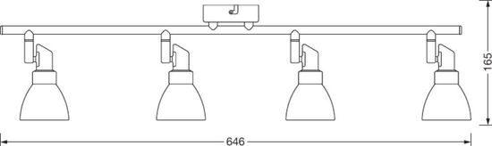 LEDVANCE LED SPOT G9 4x1.9W 2700K 4058075540682