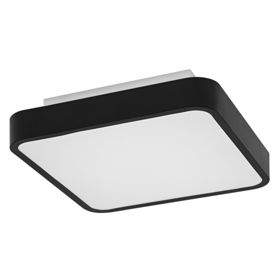 LEDVANCE SMART+ Orbis LED Square Deckenleuchte, Wandleuchte 35cm 28W Tunable White Backlight schwarz 4058075572874