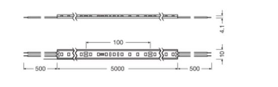 LEDVANCE LED STRIP Flexstreifen 500 -500/827/5/IP66 4058075705425