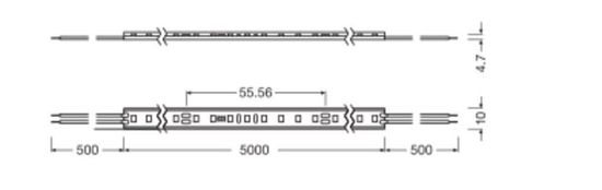 LEDVANCE LED STRIP Flexstreifen 500 -500/930/5/IP67 4058075705852