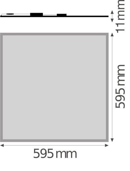 LEDVANCE BIOLUX HCL PANEL ZIGBEE GEN2 600 40W 4400lm 2700-6500K Tunable White, warm-zu-Kalt-Farbwechsel dimmbar 4058075724549