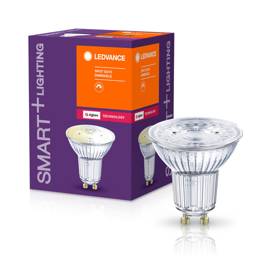 LEDVANCE LED Spot, Strahler SMART+ Classic 4.7W 220V GU10 Dimmbar Warmweiss 4058075729148