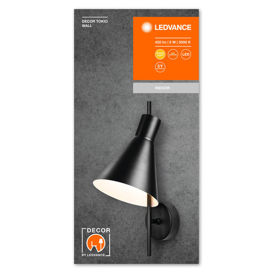 LEDVANCE LED Wandleuchte Decor Tokio Wall Warmweiss 4058075757028