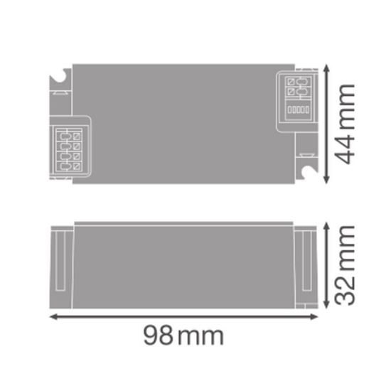 LEDVANCE LED Treiber DALI PERFORMANCE G2 -44/220-240/1050 dimmbar 4058075779723