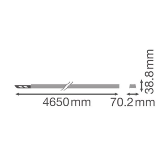 LEDVANCE TruSys FLEX ENERGY RAIL 5-polig 4500 5P weiss 4058075793156