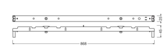 LEDVANCE LINEAR MAGNETIC BATTEN T5 Umrüstsatz 868 Made in France 4058075821798